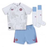 Camisa de Futebol Aston Villa Moussa Diaby #19 Equipamento Secundário Infantil 2023-24 Manga Curta (+ Calças curtas)
